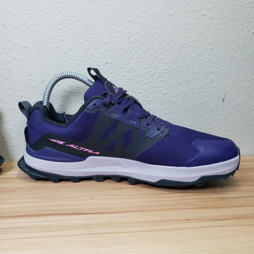Altra Lone Peak 7 Trail Running Shoes Dark Purple Pink Outdoor Gorpcore Size 7.5 - Picture 7 of 11